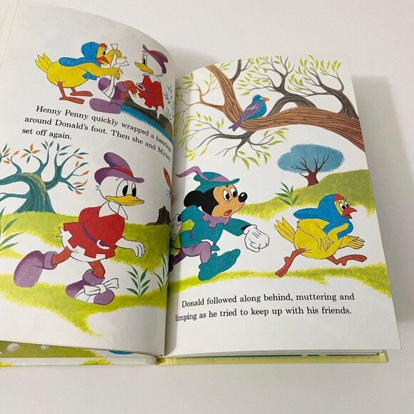 Vtg 1978 Disney Henny Penny and the Big Bad Wolf Wonderful World of Reading - Picture 14 of 16